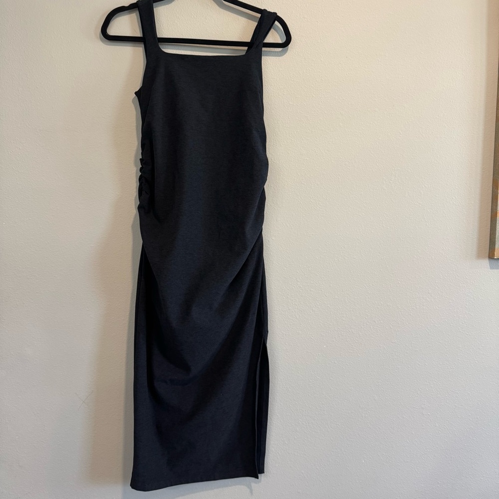 Beyond Yoga Beyond The Bump Icon Maternity Midi Tank Dress Spacedye S - Picture 2 of 8